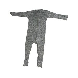 Baby Breez Marble & Heather Grey Luxie Unisex bamboo blend Full Zip Size 6-12 Mo